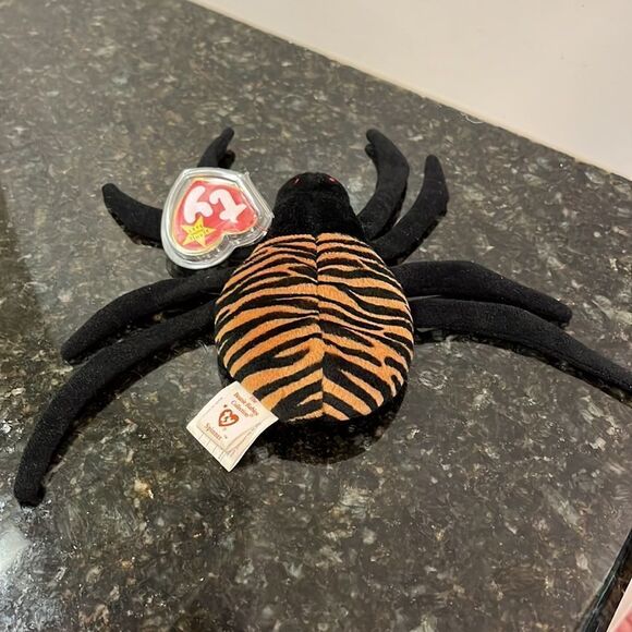 Ty Beanie Baby Spinner The Spider Toy - Picture 3 of 10